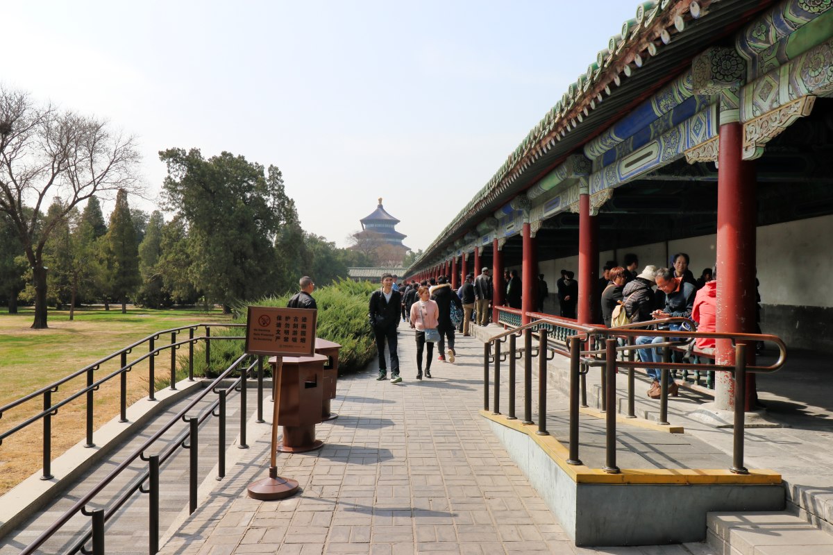 The long corridor im Himmelstempel, Peking