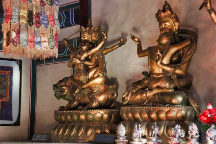 Buddha-Darstellung im Yong’an-Tempel